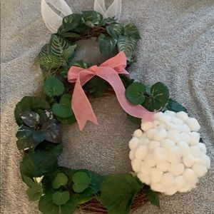 Easter Bunny front door wreath